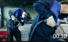 00:10 鋁合金門焊機 鋁門窗角縫焊接 鋁門框焊接視頻